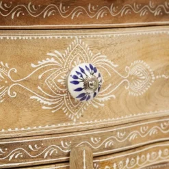 Culloden Handcrafted Boho Mango Wood Cabinet Natural/White - Christopher Knight Home -Baxton Studio Sales Shop GUEST 6c05f5d5 977f 4301 a134 d713f7d08b61