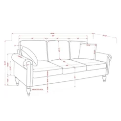 Evok Contemporary Chenille Upholstered Sofa - MiBasics 19 Evok Contemporary Chenille Upholstered Sofa - MiBasics -Baxton Studio Sales Shop GUEST 6e928a84 da55 403e 85b5 15b930c2c731