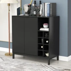 Contemporary Sideboard Stylish Buffet Storage Cabinet - ModernLuxe -Baxton Studio Sales Shop GUEST 704f3cc7 288d 4b9e 9ecc a0c97943b6d1