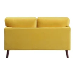 Tolley Velvet Loveseat In Yellow - Lexicon -Baxton Studio Sales Shop GUEST 71cbdf5f 85bc 454f ba5c c17b232ccd57