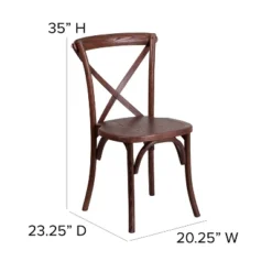 Flash Furniture HERCULES Series Stackable Wood Cross Back Chair -Baxton Studio Sales Shop GUEST 76033cc7 062a 4cc1 abc8 a5058be9ea72