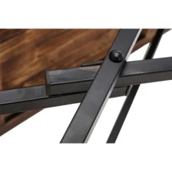 Leonardo End Table Weathered Fir & Black - Boraam -Baxton Studio Sales Shop GUEST 7729e6e0 156e 4038 a158 97c3a958050a