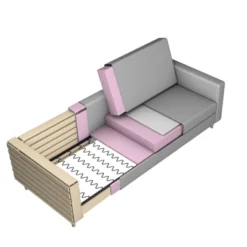 Costway Modern Fabric Couch Sofa Love Seat Upholstered Bed Lounge Sleeper 2-Seater Brown -Baxton Studio Sales Shop GUEST 7981a4c3 60f2 4a67 9a77 0341749d2f8b