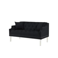 Eva Love Seat Black - Chic Home Design 6 Eva Love Seat Black - Chic Home Design -Baxton Studio Sales Shop GUEST 798c73a1 9677 419c a103 8ec834666372