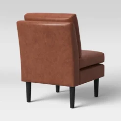 Gelbin Faux Leather Slipper Chair With Wood Legs - Threshold™ 6 Gelbin Faux Leather Slipper Chair With Wood Legs - Threshold™ -Baxton Studio Sales Shop GUEST 79c6f7f3 f809 4654 bfbb 3f8fdad22532