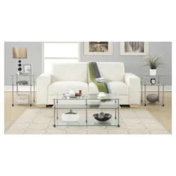Classic Glass 3 Tier End Table Clear Glass - Breighton Home 5 Classic Glass 3 Tier End Table Clear Glass - Breighton Home -Baxton Studio Sales Shop GUEST 7a83f320 f072 4ef4 a322 22d99a7c4b2b