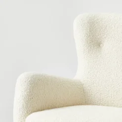 Kessler Wingback Faux Sherling Accent Chair Cream - Threshold™ Designed With Studio McGee -Baxton Studio Sales Shop GUEST 7afd3ca0 bd77 4f56 b8a2 52a4372c3939