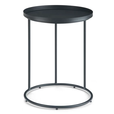 18" Lipton Metal Side Table Black - WyndenHall 3 18" Lipton Metal Side Table Black - WyndenHall - Image 3