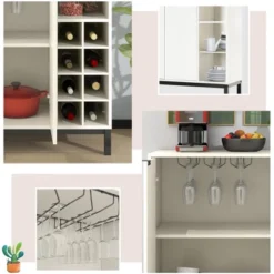 Contemporary Sideboard Stylish Buffet Storage Cabinet - ModernLuxe -Baxton Studio Sales Shop GUEST 7c82495d c0f1 4413 bdad 88aca2dc2896