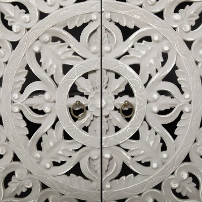 42" X 30" Traditional Wood Cabinet - Olivia & May 2 42" X 30" Traditional Wood Cabinet - Olivia & May - Image 2