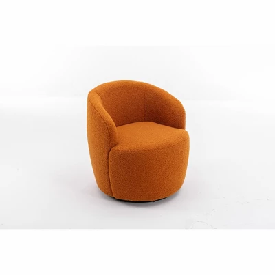 Fannie 25.60'' Wide Small Size Boucle Upholstered 360° Swivel Barrel Chair-The Pop Maison 15 Fannie 25.60'' Wide Small Size Boucle Upholstered 360° Swivel Barrel Chair-The Pop Maison - Image 15