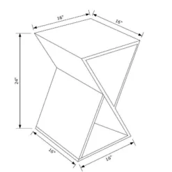 Tillian Triangle Side Table - Powell Company -Baxton Studio Sales Shop GUEST 8bdfbc4b 8d28 456c b675 0a89667d798e