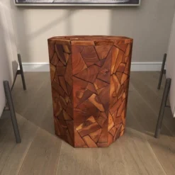 Contemporary Teak Wood Round Accent Table Brown - Olivia & May 22 Contemporary Teak Wood Round Accent Table Brown - Olivia & May -Baxton Studio Sales Shop GUEST 8cbb07ae 0173 4dee b7eb a177c3834919