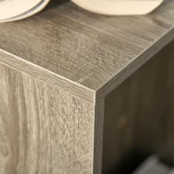 HOMCOM C-Shaped Sofa Side Table Mobile End Table With Storage And Wheels For Living Room, Bedroom, Office -Baxton Studio Sales Shop GUEST 93532288 dab1 4321 b36e 94947e5f1b8a