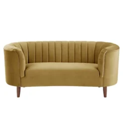 71" Millephri Loveseat Olive Yellow Velvet - Acme Furniture -Baxton Studio Sales Shop GUEST 97ba9435 497e 49f7 88f1 21d0261635f8