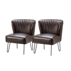 Set Of 2 Eustacio Mid-back Vegan Leather Accent Side Chair | Karat Home-TURQUOISE 36 Set Of 2 Eustacio Mid-back Vegan Leather Accent Side Chair | Karat Home-TURQUOISE -Baxton Studio Sales Shop GUEST 9acacb30 776d 45e3 9638 7e93480b16f1