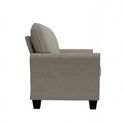 Lorena Upholstered Loveseat Greige - Hillsdale Furniture 5 Lorena Upholstered Loveseat Greige - Hillsdale Furniture - Image 5