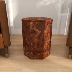 Contemporary Teak Wood Round Accent Table Brown - Olivia & May 26 Contemporary Teak Wood Round Accent Table Brown - Olivia & May -Baxton Studio Sales Shop GUEST 9c9d4232 caf7 461e 91d1 2289db3193af