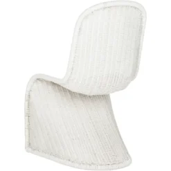 Tana Wicker Side Chair (Set Of 2) - White - Safavieh -Baxton Studio Sales Shop GUEST 9d2ccb1f af89 4e27 9cf7 197c8b2bde4d