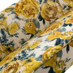 Trento 47'' Contemporary Loveseat With Floral Patterns | ARTFUL LIVING DESIGN -Baxton Studio Sales Shop GUEST a22c8463 d55e 4d98 85be 24b15c694c57