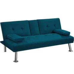Yaheetech Convertible Futon Sofa Bed Tufted Fabric Futon With Cupholders And Pillows 21 Yaheetech Convertible Futon Sofa Bed Tufted Fabric Futon With Cupholders And Pillows -Baxton Studio Sales Shop GUEST a589fe92 9776 4be1 adad cca05e922019