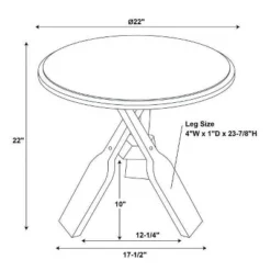 Percy Side Table - Powell Company -Baxton Studio Sales Shop GUEST b5163aa7 c1f7 46f8 8af7 872ad9347af9