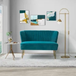 Ainhoa 45" Contemporary Solid And Manufactured Wooden Frame Loveseat | ARTFUL LIVING DESIGN 38 Ainhoa 45" Contemporary Solid And Manufactured Wooden Frame Loveseat | ARTFUL LIVING DESIGN -Baxton Studio Sales Shop GUEST b61d908f b926 427c a8de 9253f706a05c