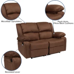 Flash Furniture Harmony Series Loveseat With Two Built-In Recliners -Baxton Studio Sales Shop GUEST b88651d9 39d8 4988 95f0 78e0ea568dbc