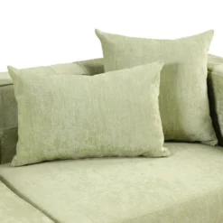 80.5" Modern Upholstered Sofa With Golden Metal Legs And 4 Pillows-ModernLuxe -Baxton Studio Sales Shop GUEST b99afd5b 243e 44a8 9ccd 6f09edfb513a