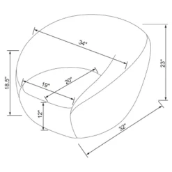 Swivel Accent Chair - Room Essentials™ -Baxton Studio Sales Shop GUEST ba44349c 1ec8 4fc6 a351 c93a6f2267d2
