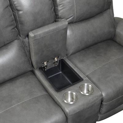 Laurel Power Reclining Console Loveseat - Steve Silver Co. 4 Laurel Power Reclining Console Loveseat - Steve Silver Co. - Image 4
