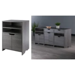 Nova Open Shelf Storage Cabinet - Winsome -Baxton Studio Sales Shop GUEST bb17adff c038 459d a9aa efb5270b9761