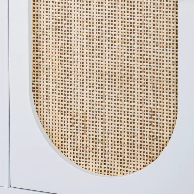 Arina Natural Rattan 2 Door High Accent Cabinet With Adjustable Shelf - The Pop Maison 4 Arina Natural Rattan 2 Door High Accent Cabinet With Adjustable Shelf - The Pop Maison - Image 4