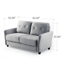 62" Ricardo Loveseat Sofa - Zinus 24 62" Ricardo Loveseat Sofa - Zinus -Baxton Studio Sales Shop GUEST c0062b72 4881 4eae 997e dae316d3a0af
