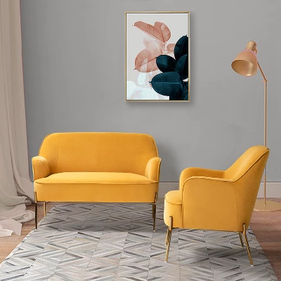 Aida Loveseat Sofa | Karat Home 1 Aida Loveseat Sofa | Karat Home