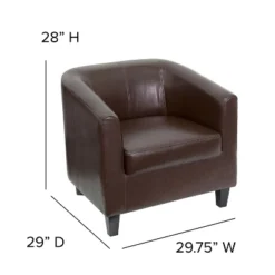 Emma And Oliver Leather Lounge Chair With Sloping Arms 13 Emma And Oliver Leather Lounge Chair With Sloping Arms -Baxton Studio Sales Shop GUEST c167b9e5 5924 4623 ab1f 48c7ff552502