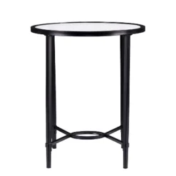 Dickinson Metal/Glass Oval Side Table Black - Aiden Lane 9 Dickinson Metal/Glass Oval Side Table Black - Aiden Lane -Baxton Studio Sales Shop GUEST c2a4e50c 64fc 4ef3 83c6 5aa7468135dc