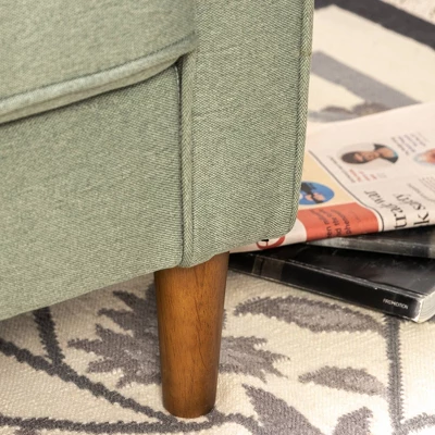 53" Lauren Loveseat Sofa Pearl Green - Zinus 2 53" Lauren Loveseat Sofa Pearl Green - Zinus - Image 2