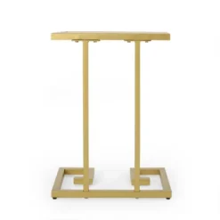 Hickson Modern Glam C Shaped End Table Gold - Christopher Knight Home -Baxton Studio Sales Shop GUEST c7e90abd 2488 4802 8ef4 fa544e46e643