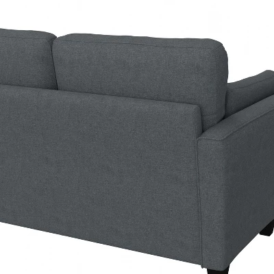 Grant River Upholstered Loveseat With 2 Pillows Gray - Hillsdale Furniture 8 Grant River Upholstered Loveseat With 2 Pillows Gray - Hillsdale Furniture - Image 8