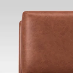 Gelbin Faux Leather Slipper Chair With Wood Legs - Threshold™ 7 Gelbin Faux Leather Slipper Chair With Wood Legs - Threshold™ -Baxton Studio Sales Shop GUEST ca30ad32 100b 42bf 8d48 be6ce0a7edc1