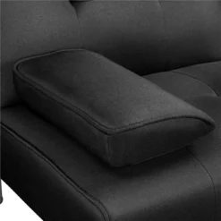 Yaheetech Convertible Futon Sofa Bed Tufted Fabric Futon With Cupholders And Pillows 15 Yaheetech Convertible Futon Sofa Bed Tufted Fabric Futon With Cupholders And Pillows -Baxton Studio Sales Shop GUEST cdb17eb5 fbc9 4cd4 bb2b 9c11482e4d27