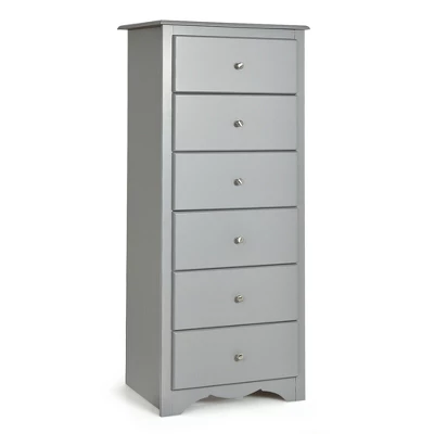 Costway 6 Drawer Chest Dresser Clothes Storage Bedroom Tall Furniture Cabinet 13 Costway 6 Drawer Chest Dresser Clothes Storage Bedroom Tall Furniture Cabinet - Image 13