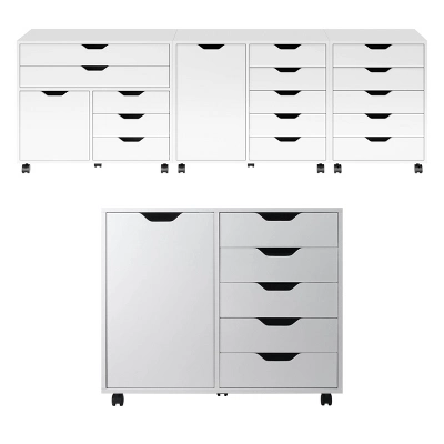 Halifax 5 Drawer 1 Side Cabinet - Winsome 8 Halifax 5 Drawer 1 Side Cabinet - Winsome - Image 8