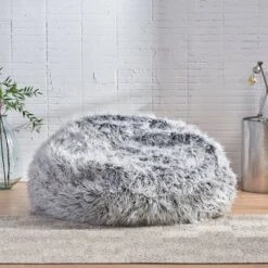 Lachlan Furry Bean Bag - Christopher Knight Home -Baxton Studio Sales Shop GUEST d0418f4e da93 4395 920c 85fe39363151