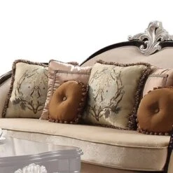 91" Ernestine Sofa Tan Fabric/Black - Acme Furniture 6 91" Ernestine Sofa Tan Fabric/Black - Acme Furniture -Baxton Studio Sales Shop GUEST d0d95d88 9839 4f86 b3b0 3fd5d44c2ade