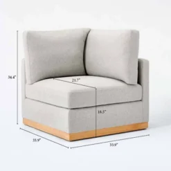 Woodland Hills Modular Sectional Corner Light Gray - Threshold™ Designed With Studio McGee -Baxton Studio Sales Shop GUEST d13a80c0 94a7 4a14 807c 01f454d7e453