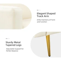 Lanna 76"Wide Vegan Leather Modern Style Convertible Futon Sofa Bed For Living Room Guest Bedroom | ARTFUL LIVING DESIGN 17 Lanna 76"Wide Vegan Leather Modern Style Convertible Futon Sofa Bed For Living Room Guest Bedroom | ARTFUL LIVING DESIGN -Baxton Studio Sales Shop GUEST d1a66786 d6af 4cdc 8707 0711c8993daf