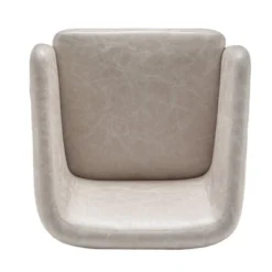 Modern Barrel Chair With Metal Base Faux Leather - WOVENBYRD -Baxton Studio Sales Shop GUEST d21fdf4c fc43 4cf3 ae00 a723a826799a