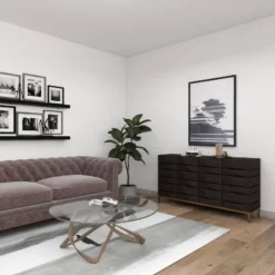 Contemporary Bold Facet Carved Wood Buffet Cabinet Brown - Olivia & May 33 Contemporary Bold Facet Carved Wood Buffet Cabinet Brown - Olivia & May -Baxton Studio Sales Shop GUEST d3545c83 d517 4381 9065 c421a8450d30